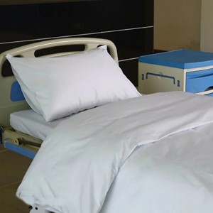 D2 kapas terluntur Hospital White Bed Linen