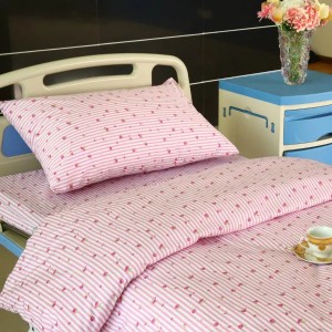 Hospital Bed Linen dengan reka bentuk bunga