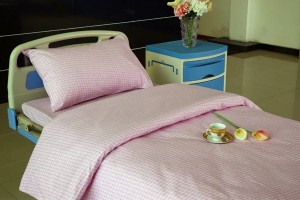 Hospital Bed Linen with Flower Design