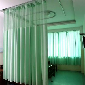 High definition Waterproof Sun Block Curtain Fabric - Flame Retardant Hospital Cubicle Curtain – LONGWAY