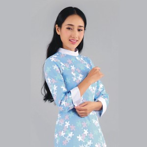 China Supplier Flame Retardant Curtains Fabric - Nurse Suits Printed Long Sleeve – LONGWAY