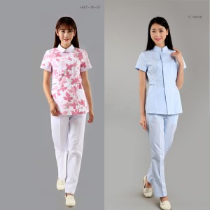 Nurse Suits Printed Short Sleeves