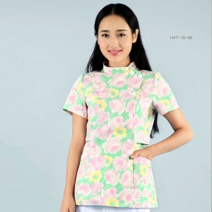 Nurse Suits Printed Short Sleeves