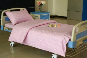 E10 Cotton pink Windmill Hospital Bed Linen