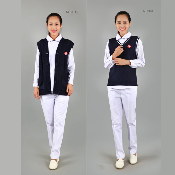 2017 New Style Hospital Linens - Nurse Sweater M9049 – LONGWAY