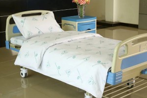 Hospital Bed Linen Cotton with Hospital Logo