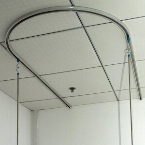 Hospitali Cubicle Curtain Track