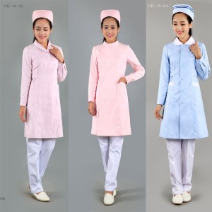 Special Price for Ivory Sheer Curtains And Drapes - Nurse Dresses HD-16-02 – LONGWAY