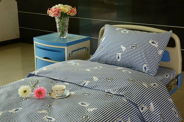 Hot-selling Wedding Background Decoration - Y9 Cotton Hospital Bed Linen Blue-white Stripe – LONGWAY