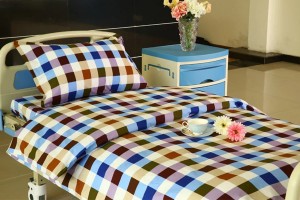 G13 Cotton Hospital Bed Linen Six-color Big Check
