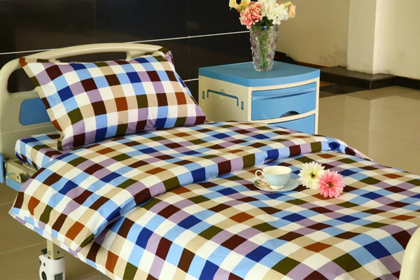 Hot sale Classy Shower Curtains - G13 Cotton Hospital Bed Linen Six-color Big Check – LONGWAY detail pictures