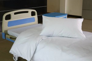 D2 Cotton Bleached White Hospital Bed Linen