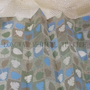 PriceList for Satin Stripe Fabric - Printed Non-woven Disposable Hospital Cubicle Curtain – LONGWAY