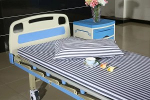 High Quality Hospital Disposable Curtain With Antibacteria - Cotton Navy Stripe Hospital Sheets – LONGWAY