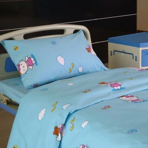 Wholesale Discount Eyelet Kitchen Curtains -
 Cotton Hospital Bed Linen for Paediatrics  – LONGWAY