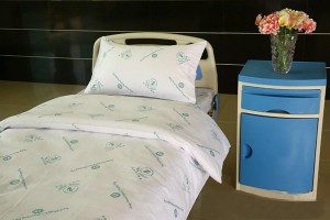 Hospital Bed Linen Cotton with Hospital Logo