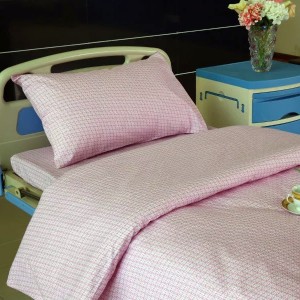 Reasonable price for Hospital Patient Gowns -
 E10 Cotton pink Windmill Hospital Bed Linen  – LONGWAY