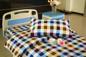 G13 Cotton Hospital Bed Linen Six-color Big Check