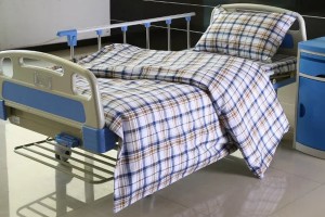 L6 Polyseter Checkered Hospital Bed Linen